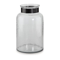 Casual Clear Glass Vase