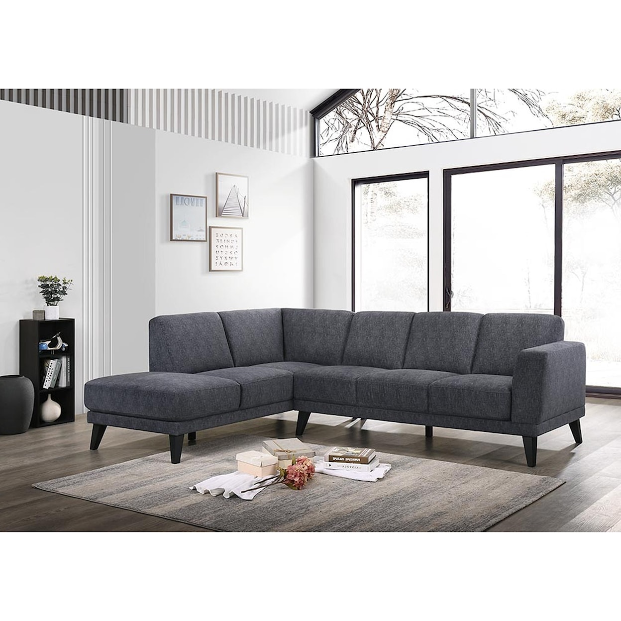 New Classic Altamura 5-Seat Sectional w/ LAF Chaise