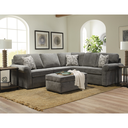 2-Piece Sectional Sleeper Sofa