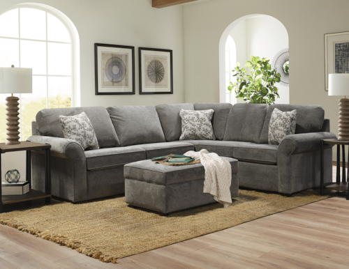 Casual 2-Piece Sectional Sofa