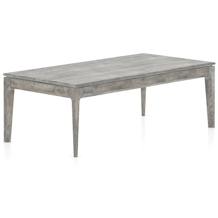 Transitional Essence Rectangular Coffee Table with Matte Finish