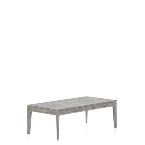 Transitional Essence Rectangular Coffee Table with Matte Finish