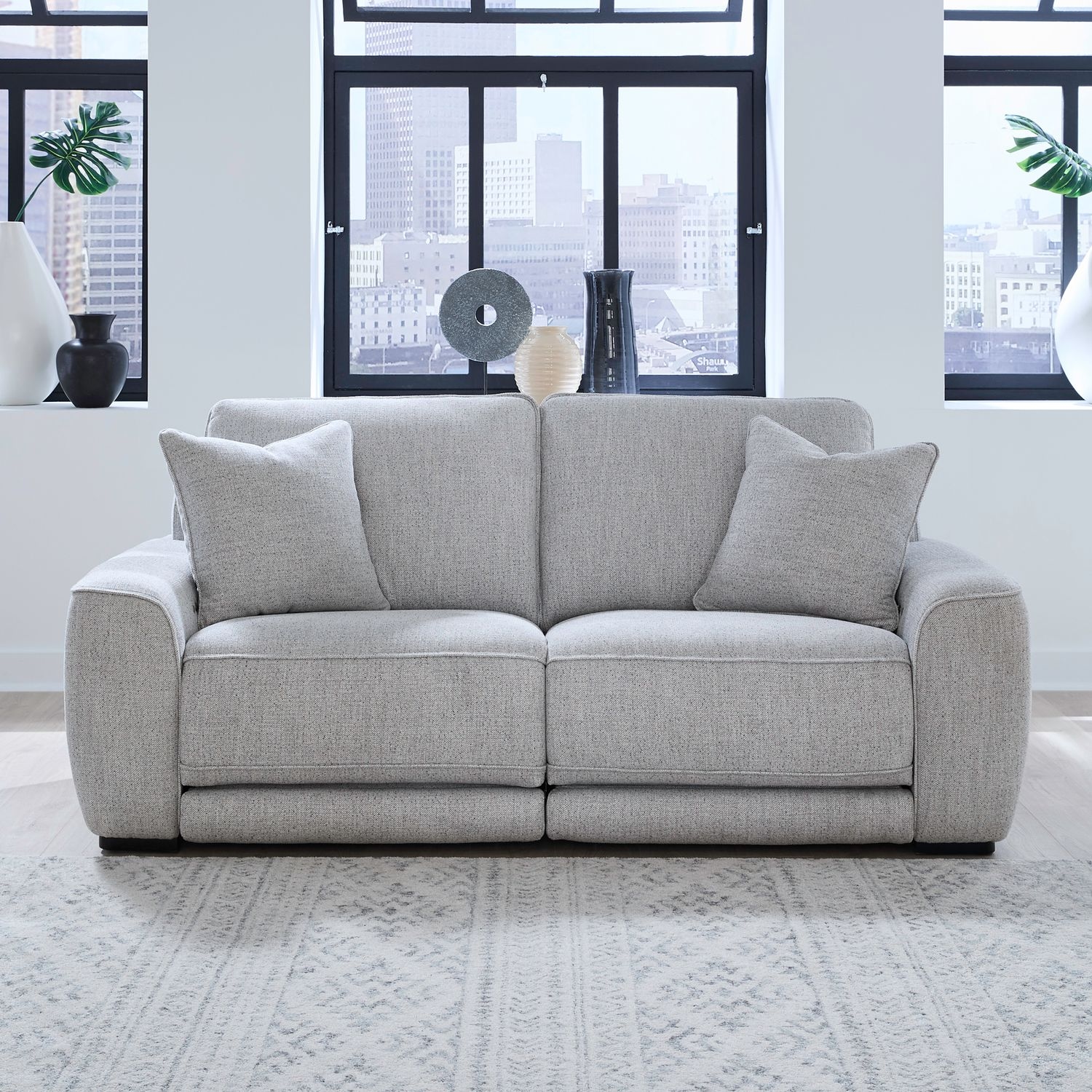 Power Reclining Modular Loveseat