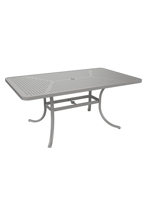 66" Aluminum Dining Table w/Umbrella Hole
