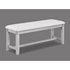 Crown Mark Clarice CLARICE DRIFTWOOD WHITE TABLE AND | 4 CHAIRS