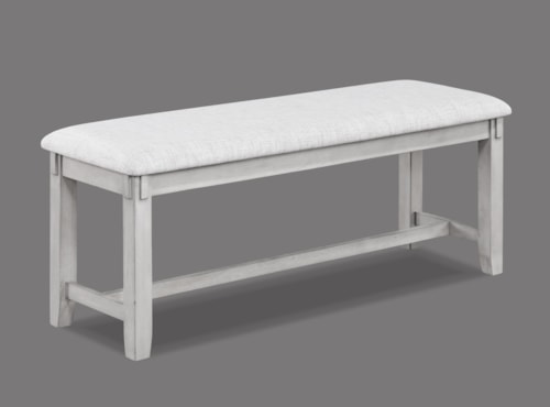 Clara Farmhouse Upholstered Dining Bench