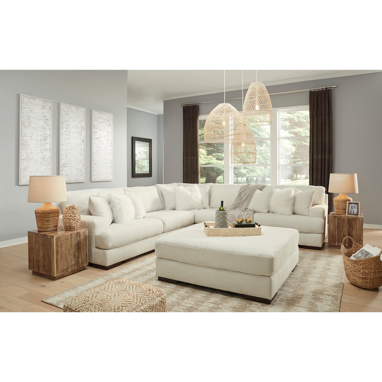Ashley Furniture Signature Design Zada Living Room Set