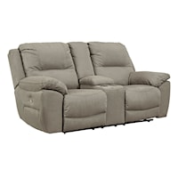 Power Reclining Loveseat with Console