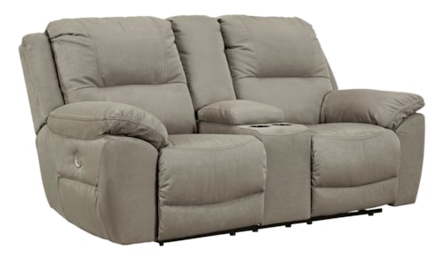 Power Reclining Loveseat With Console