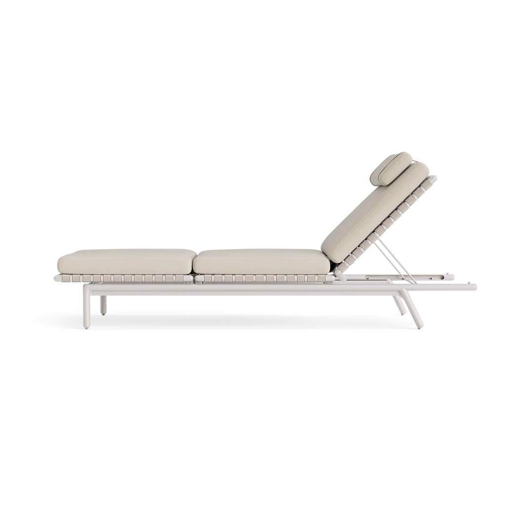 Adj. Strap Chaise Lounge w/Headrest