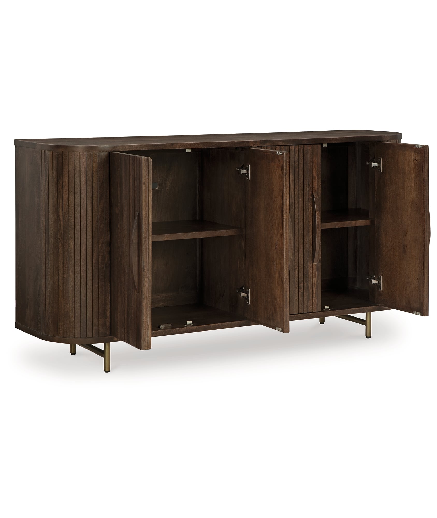 Ashley Signature Design Amickly A4000571 Curved Accent Cabinet With   E5031c729a3b4883876533e8a8ee3551 