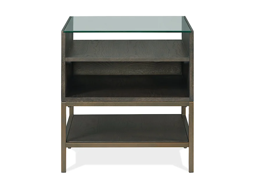 Hyde Rectangular Side Table by Riverside Furniture at Zak's Home