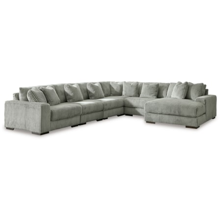 6-Piece Sectional With Chaise