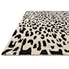 Loloi Rugs Masai 1'6" x 1'6"  Black / Ivory Rug