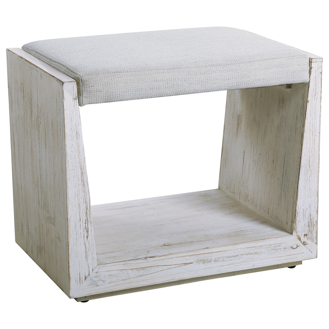 Uttermost Accent Furniture - Benches Cabana White Small Bench