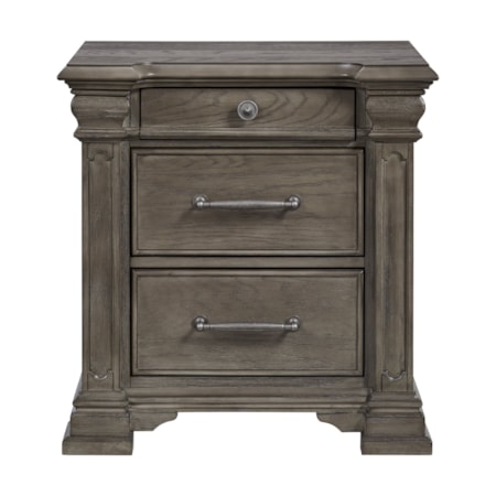 3-Drawer Nightstand