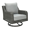 Ashley Signature Design Elite Park Outdoor Swivel Lounge Chair with Cushion