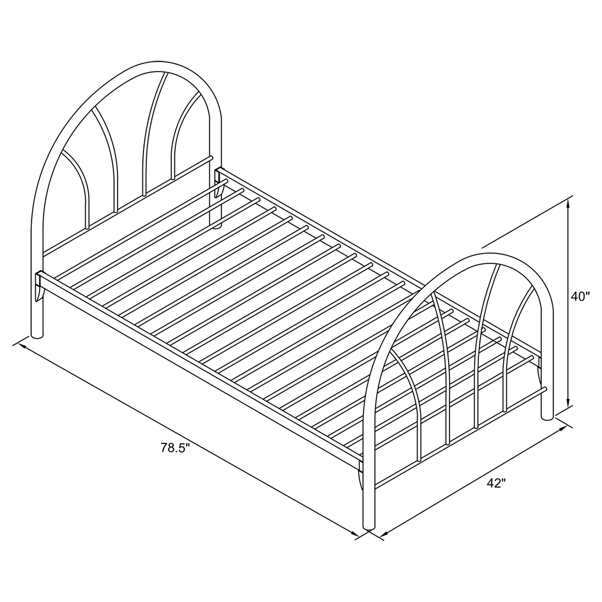 Marjorie Twin Open Frame Bed