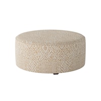 Round Cocktail Ottoman