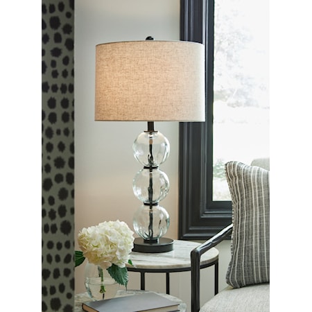 Glass Table Lamp (Set of 2)