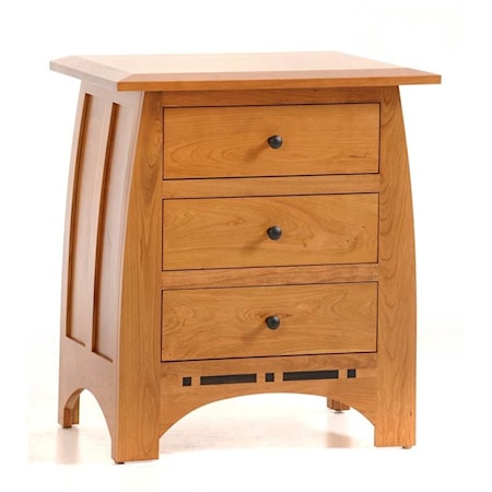 3-Drawer Nightstand