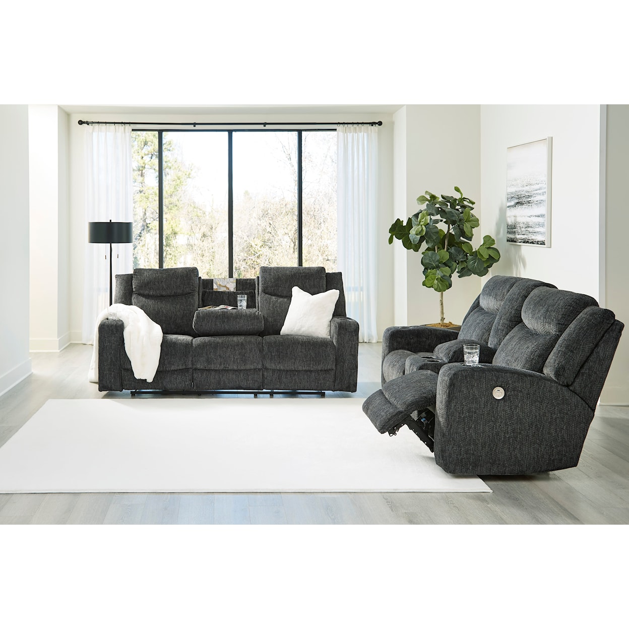 Benchcraft Martinglenn Power Reclining Living Room Set