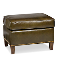 Transitional Arrington Ottoman