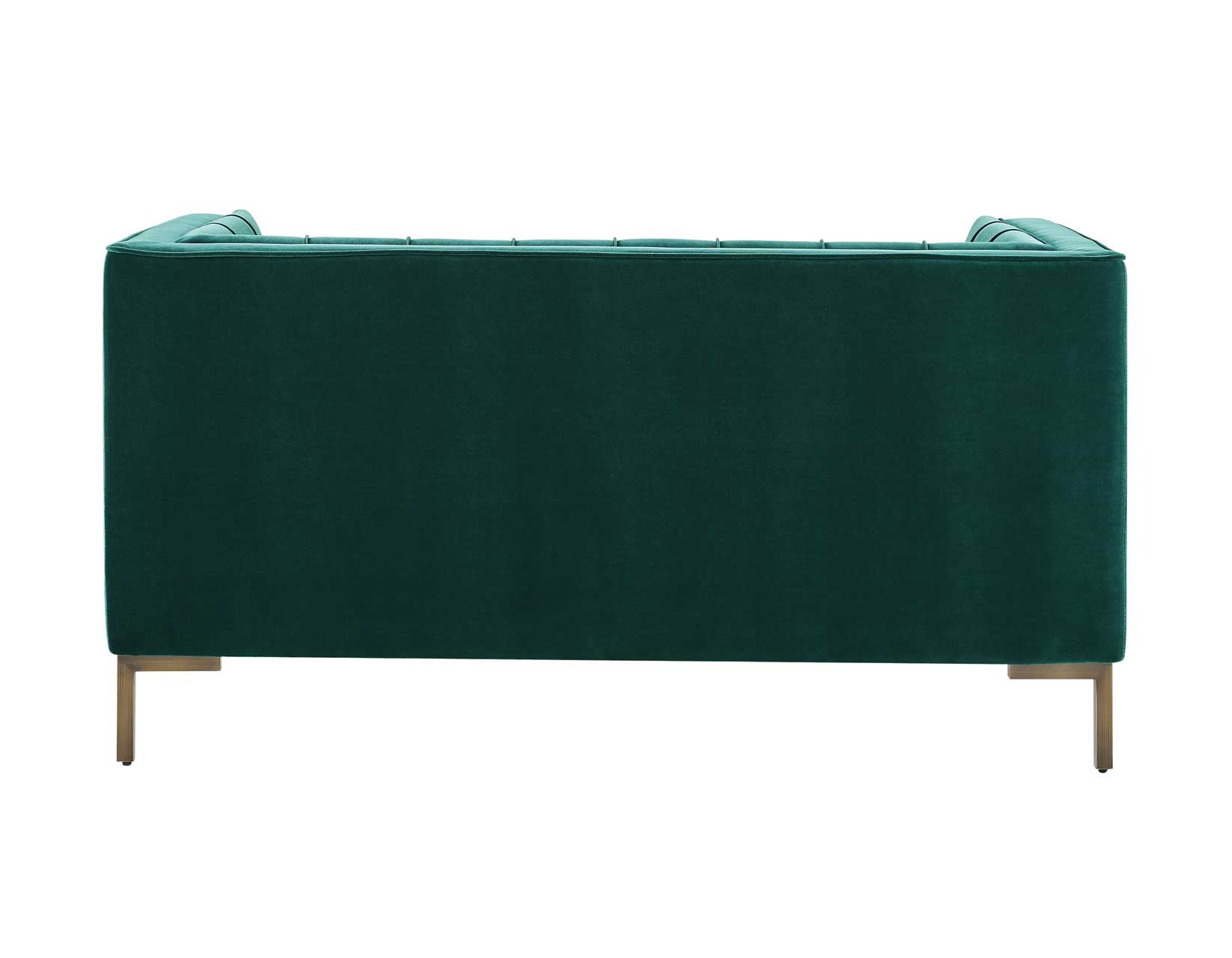 Green Velvet Loveseat