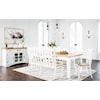 Signature Design Ashbryn Dining Set with Bench