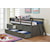 Furniture of America - FOA Anisa Rustic Twin Loft Bed with Storage and Trundle