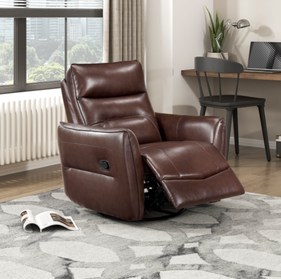 Homelegance Thomas Manual Swivel Glider Recliner