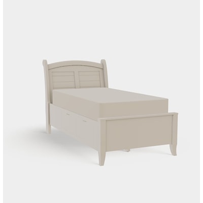 Mavin Tribeca Twin XL Arched Left Drawerside Bed