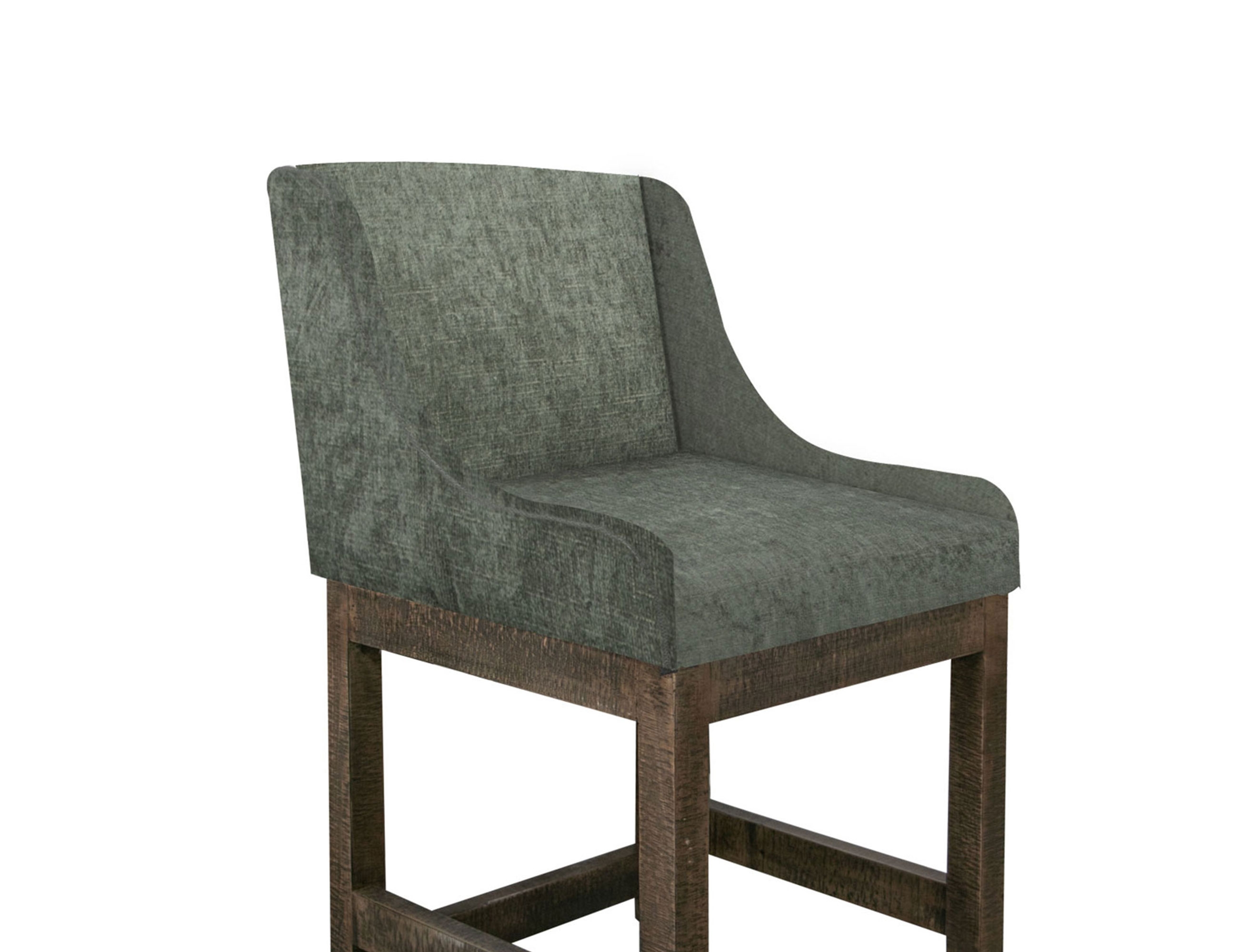 Uprooted Seating Upholstered Counter-Height Barstool