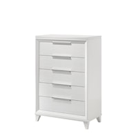 Cressida Contemporary 5-Drawer Bedroom Chest