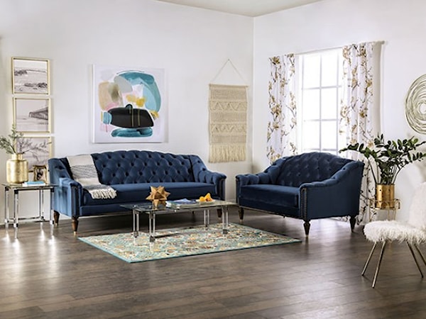 Sofa and Loveseat Set