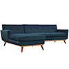 Modway Engage Left-Facing Sectional Sofa