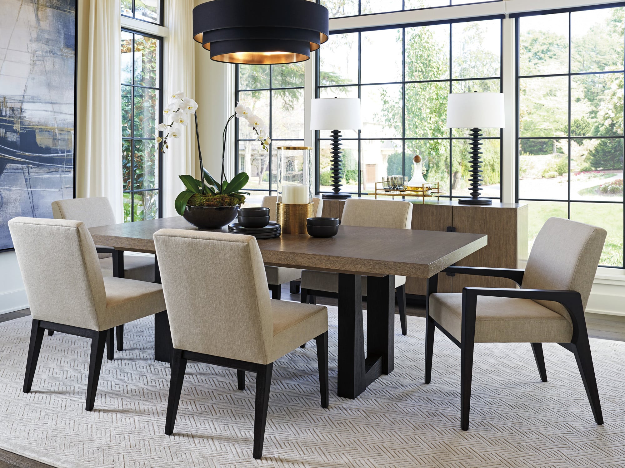 Upholstered Dining Arm Chair