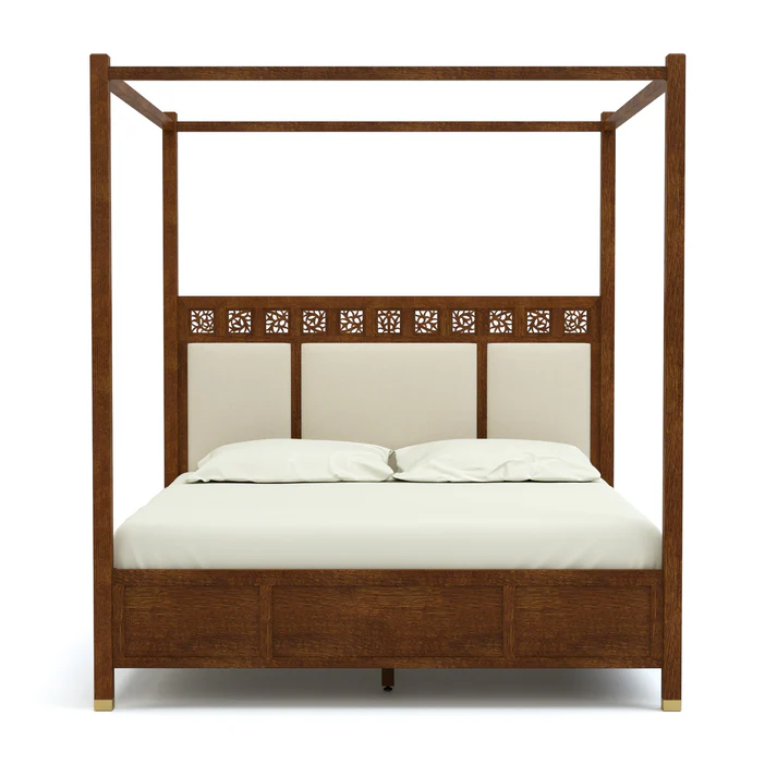 Surrey Hills King Upholstered Poster Bed
