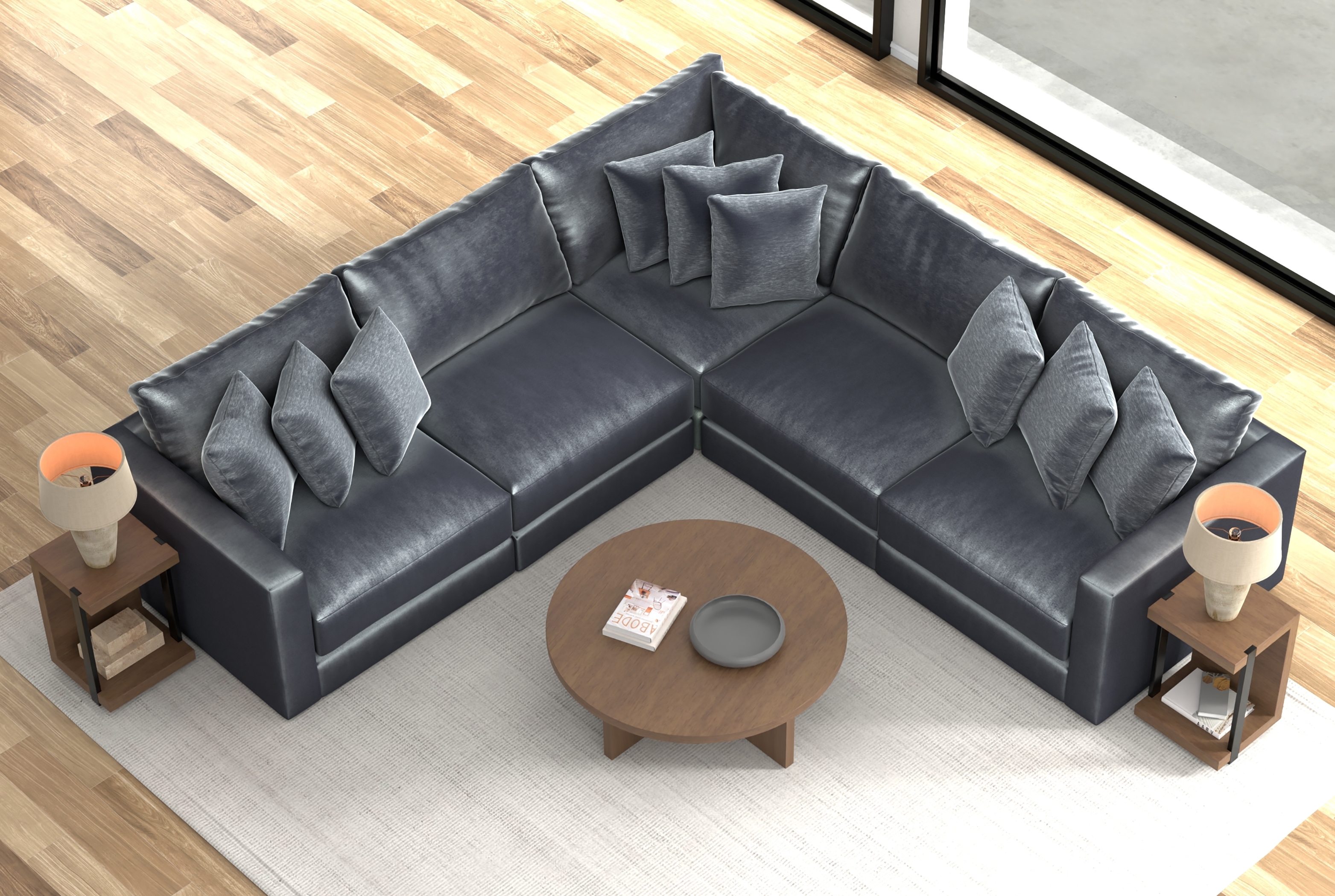 Jackson Furniture Remington 5-Piece Sectional Sofa