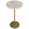 Steve Silver Rosie Rose Quartz Top Chairside End Table