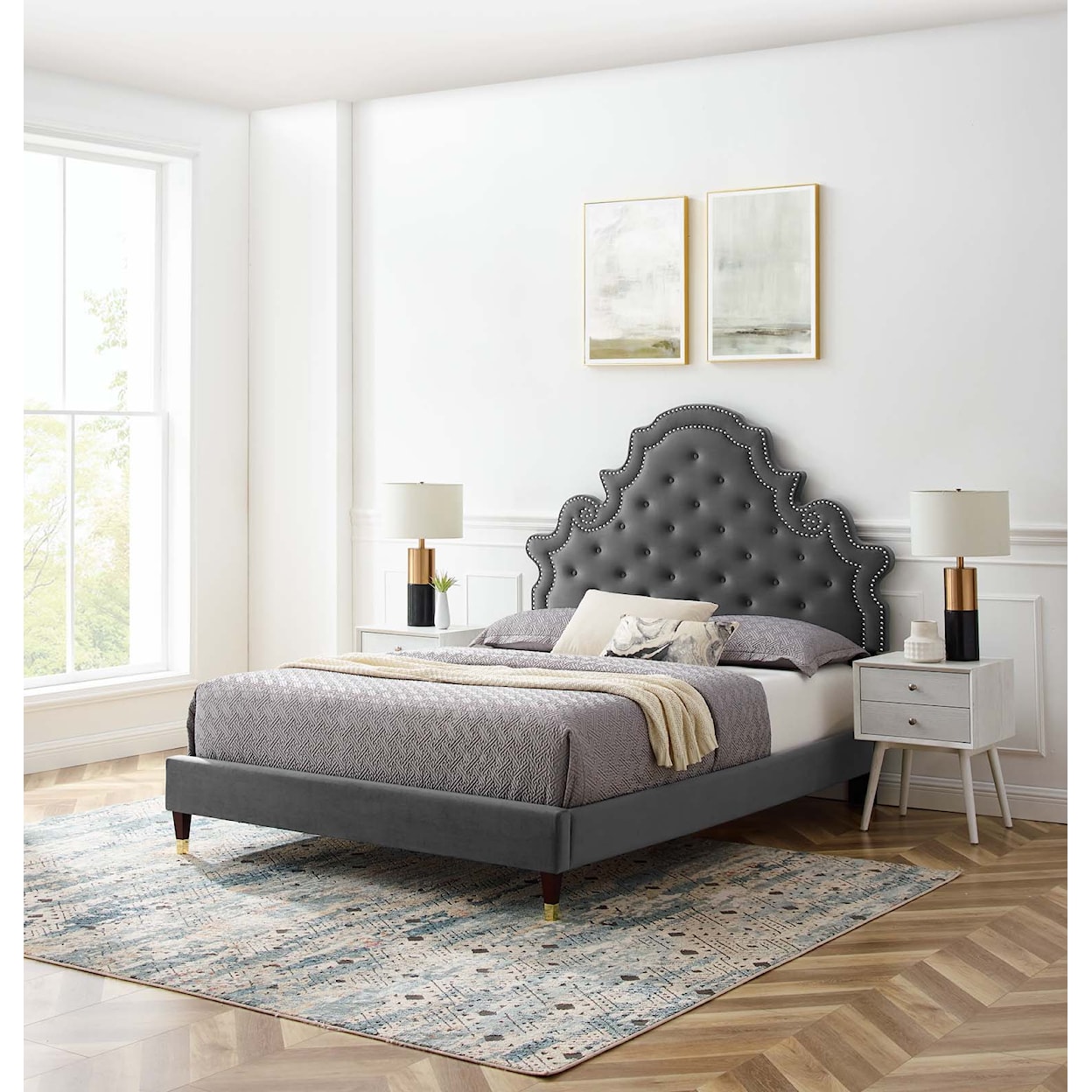 Modway Gwyneth Queen Platform Bed