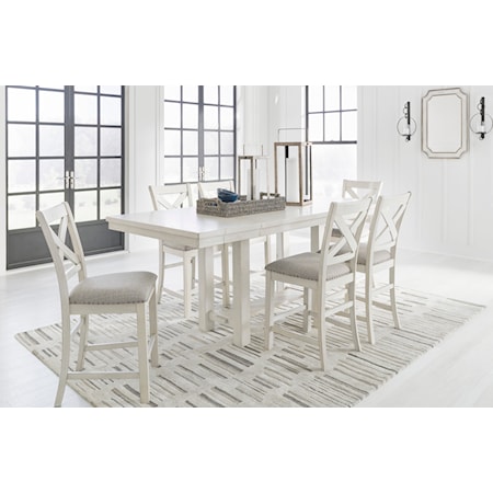 7-Piece Counter Height Dining Set