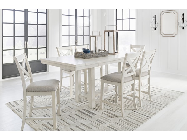 7-Piece Counter Height Dining Set