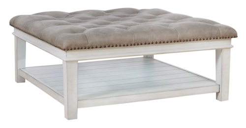 Upholstered Ottoman Coffee Table