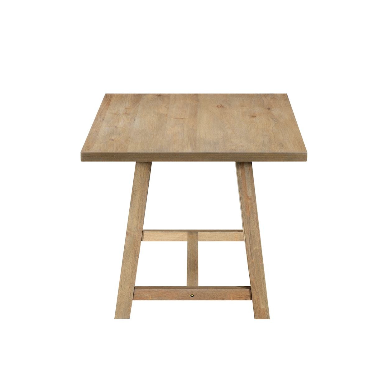 Accentrics Home Accents Stretcher Base Dining Table