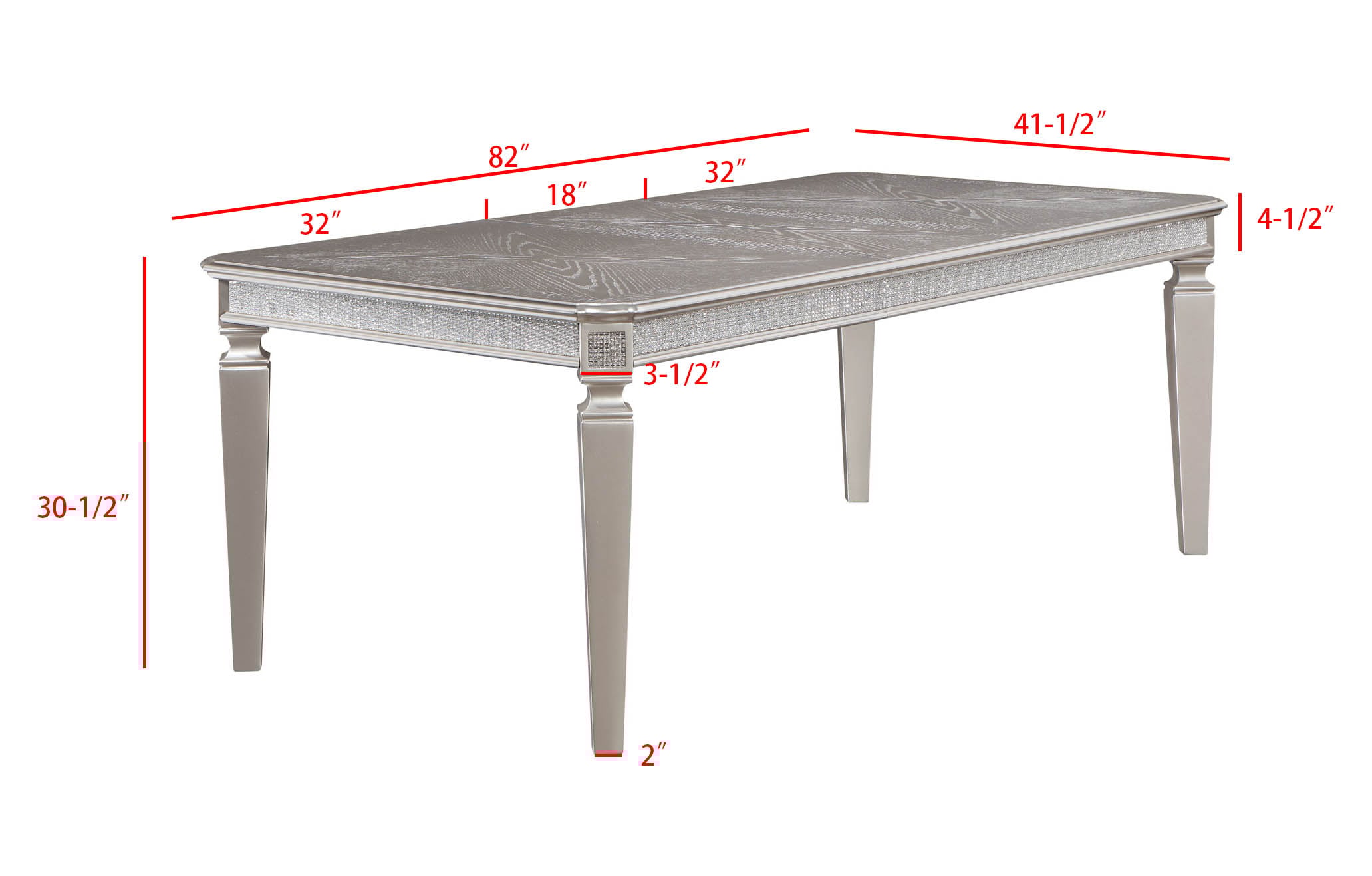 Crown Mark Klina Dining Table