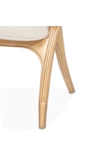 Michael Amini Camellia Field Modern Glam Upholstered Vanity Chair