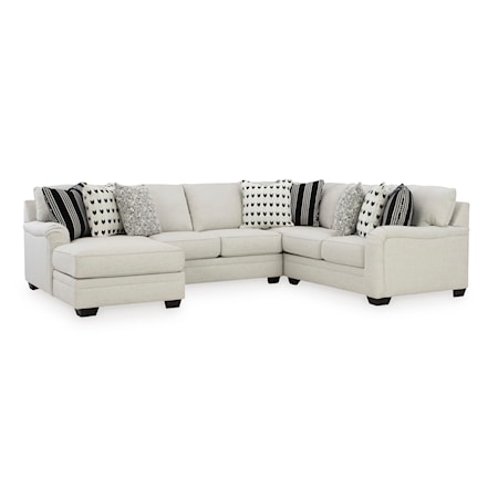 4-Piece Sectional with Chaise