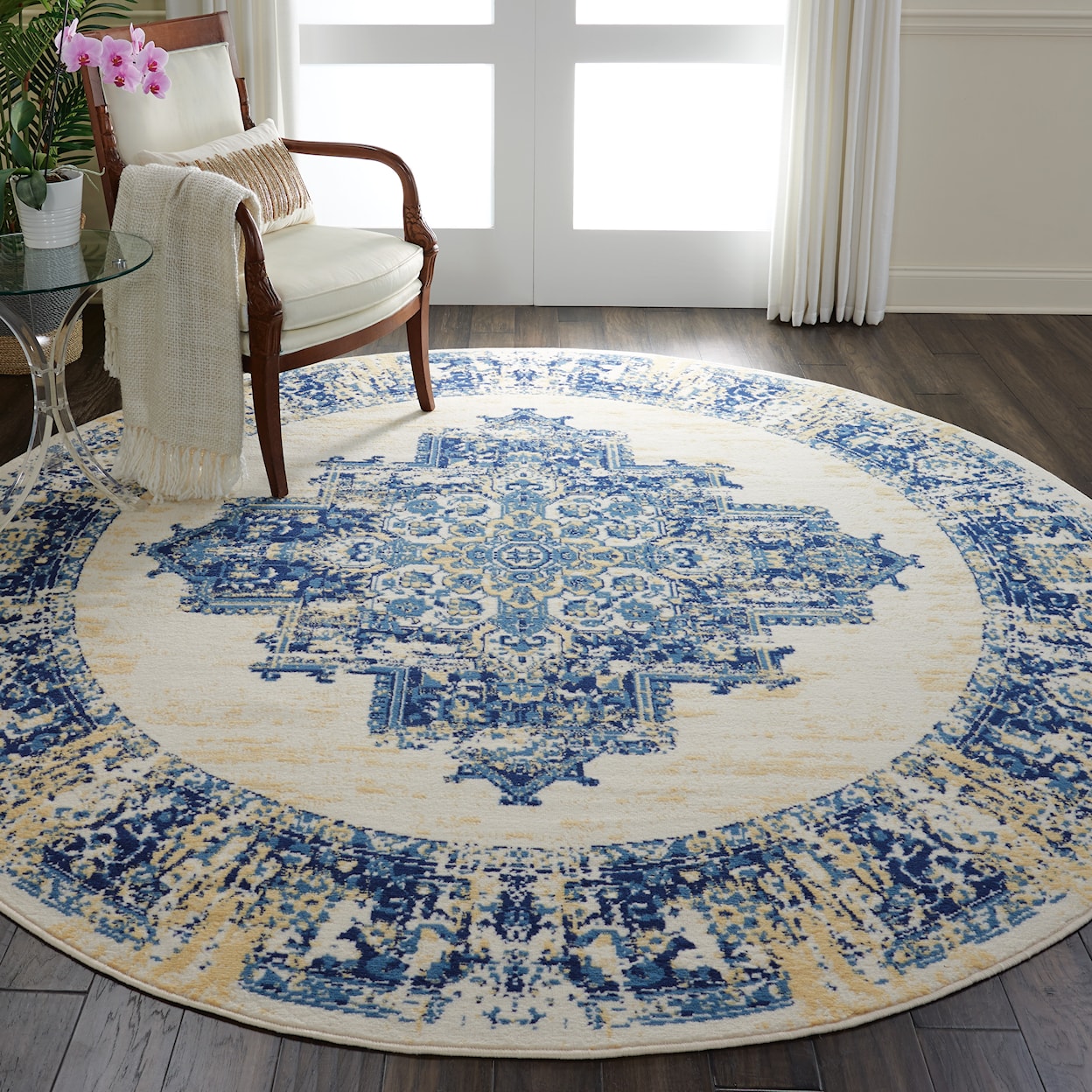 Nourison Grafix 8' Round  Rug