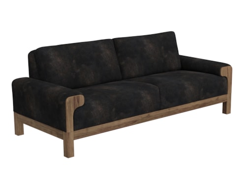 Contemporary Sofa with Throw Pillows